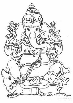 236x333 Coloring Pages Hindu Gods Ganesha Drawings All About India