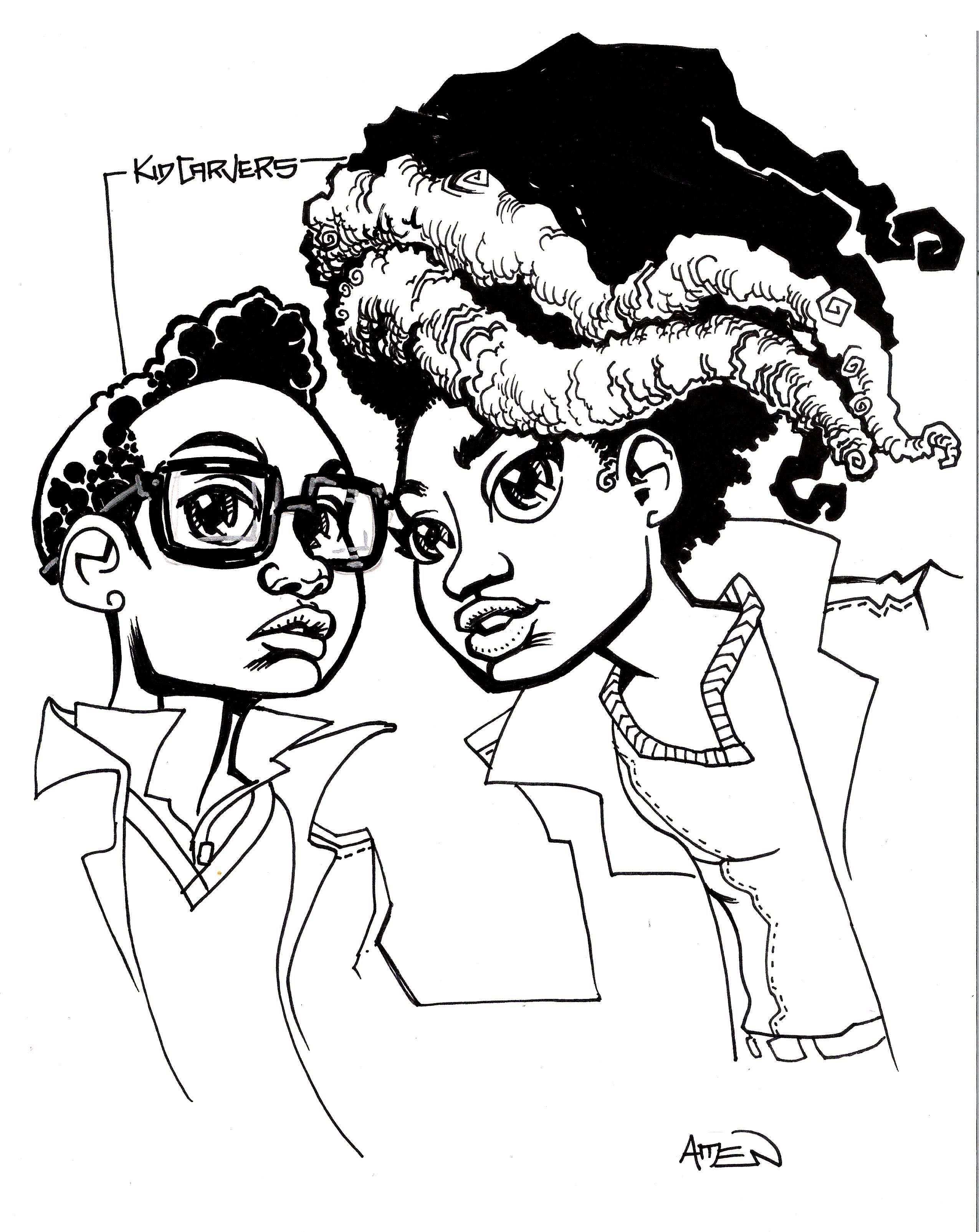 2550x3209 Absolutely Gorgeous Kid Carvers Drawing By Samax Amen!!! Kid Carvers