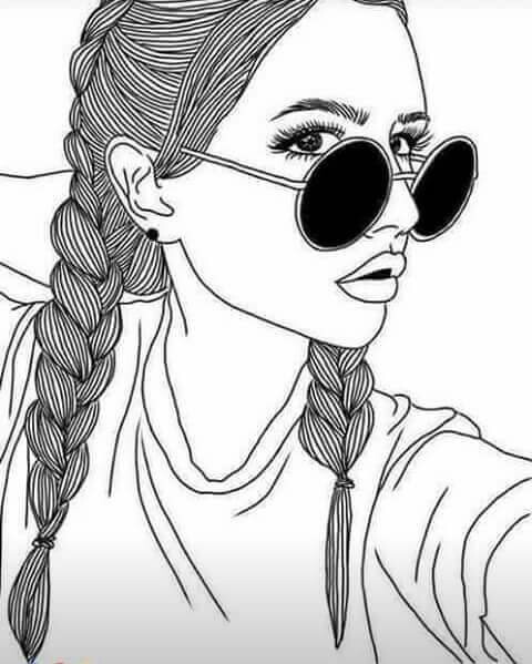 480x599 Pin By Sheila Belk On Great Sketchespen Girl Sketch