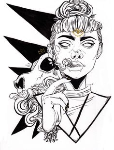 236x309 Beautiful Trippy Line Drawing Monochrome Elephant Indian Art