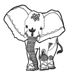 236x248 I Need This, I'M Obsessed With Elephants Olifant Art