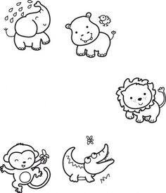 236x274 Baby Animal Illustrations