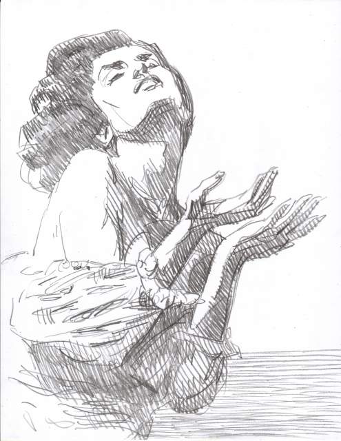 495x640 New Sketch Olivia Feels Rain Artwork By D. B. Clemons