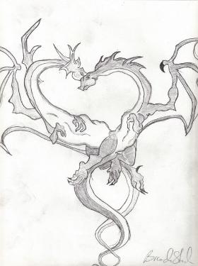 280x375 Pencil Drawings Dragons Pen, Pencil And Color Pencil Drawings