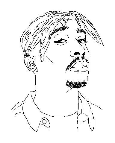 384x478 Tupac Drawings Tumblr
