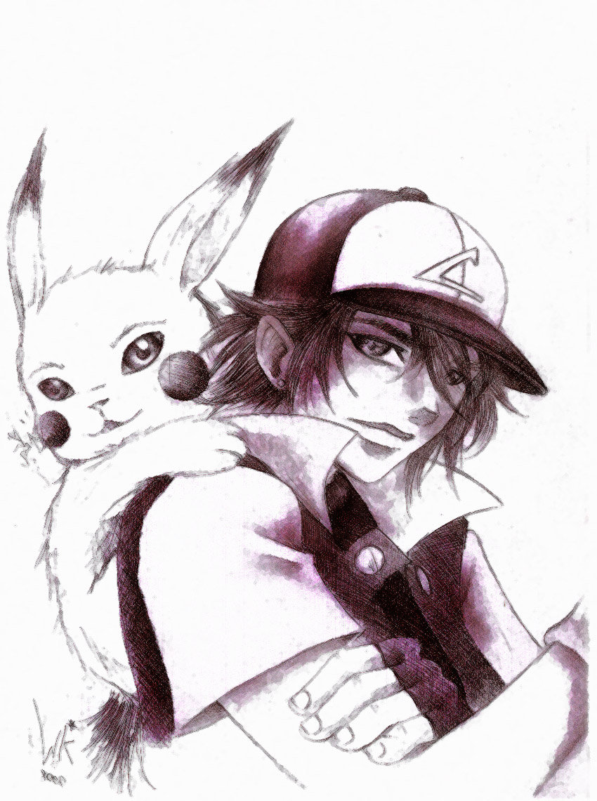 850x1141 My Version For Ash And Pikachu By Watanabekeiko