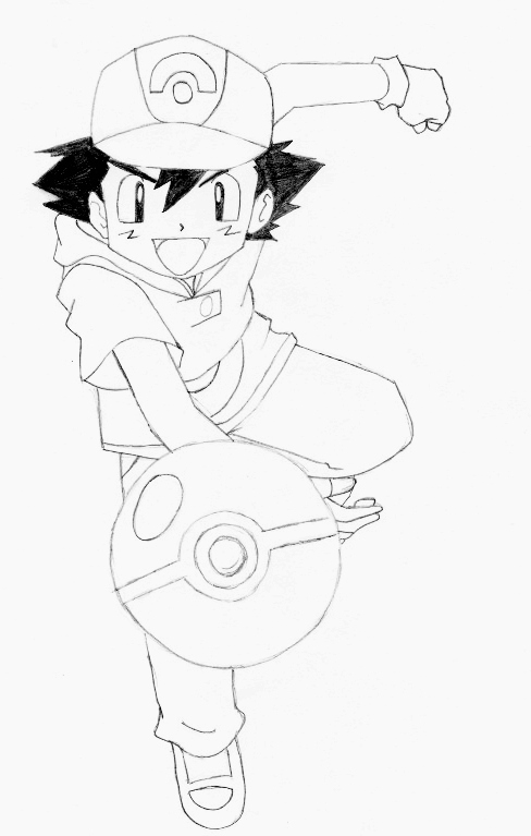 488x767 Ash Ketchum By Chibi Chiki