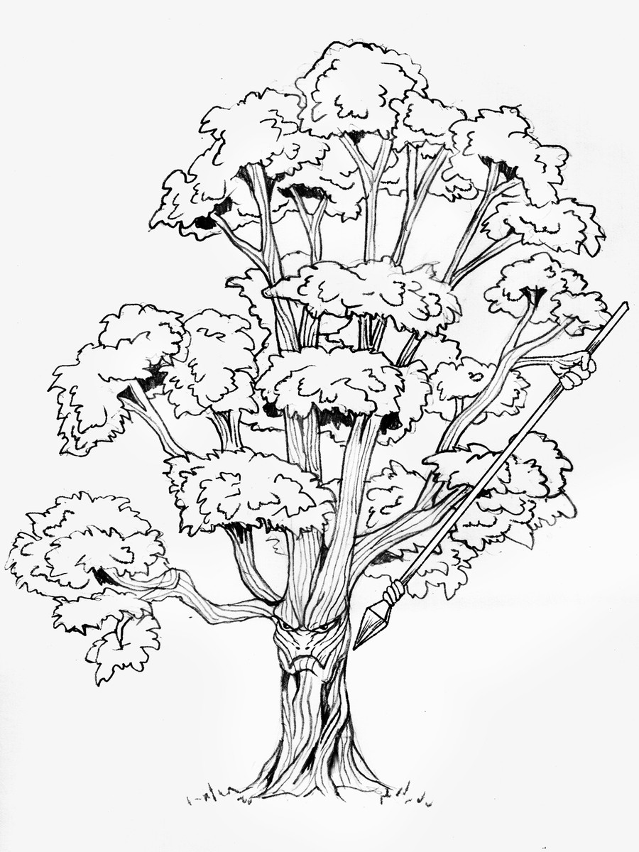 Ash Tree Drawing at GetDrawings | Free download