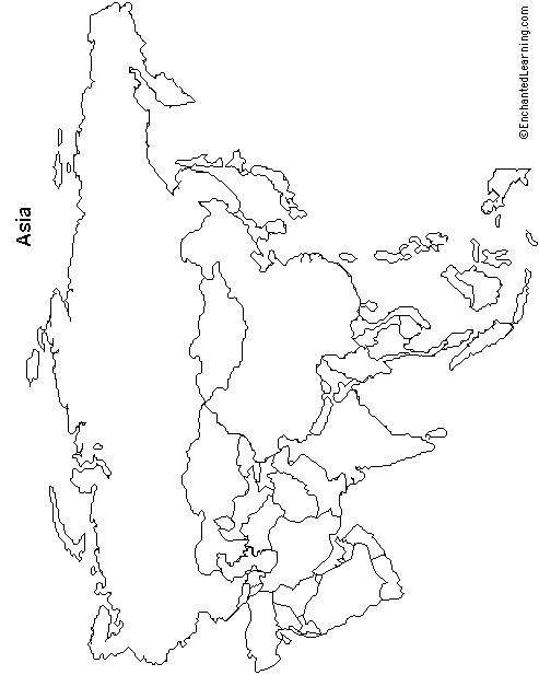 493x617 Outline Map Asia