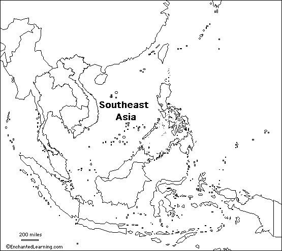 Asia Map Drawing at GetDrawings | Free download