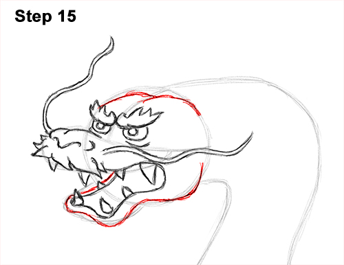 500x386 How To Draw A Chinese Dragon