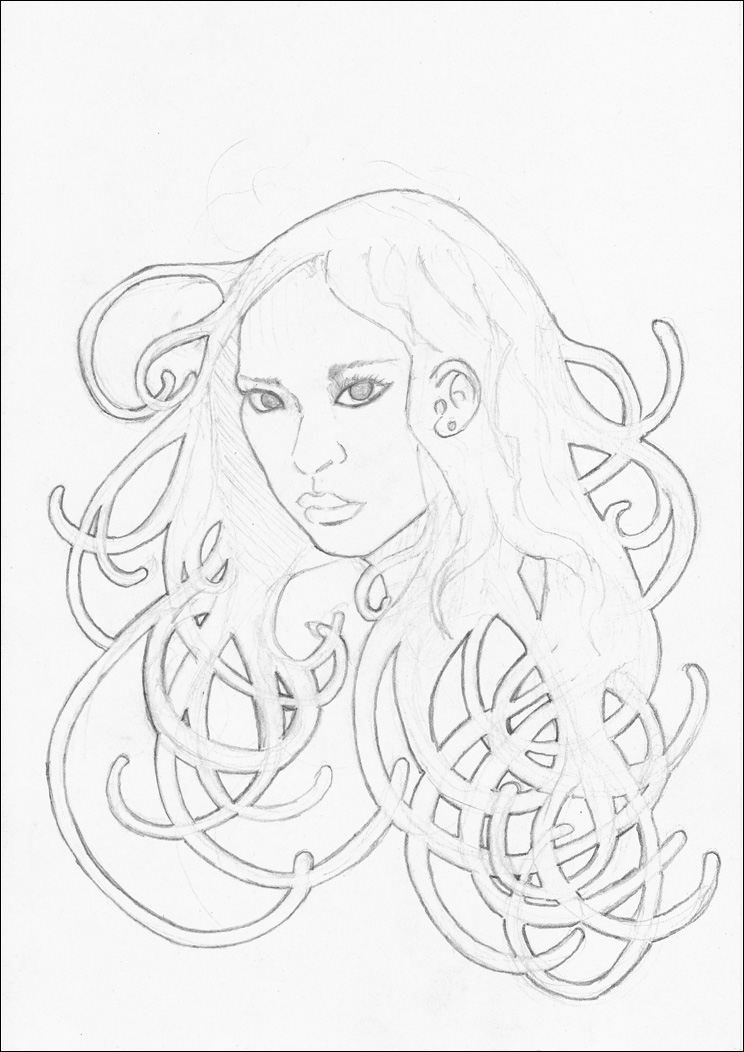 744x1052 Asian Girl By Crumbums