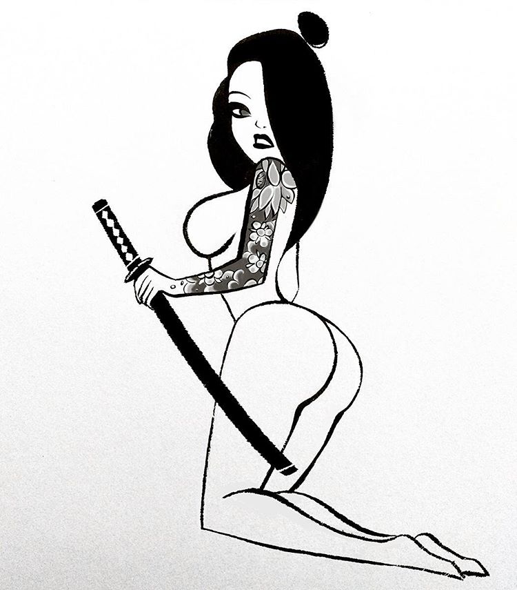 750x855 Girl With Sword 4