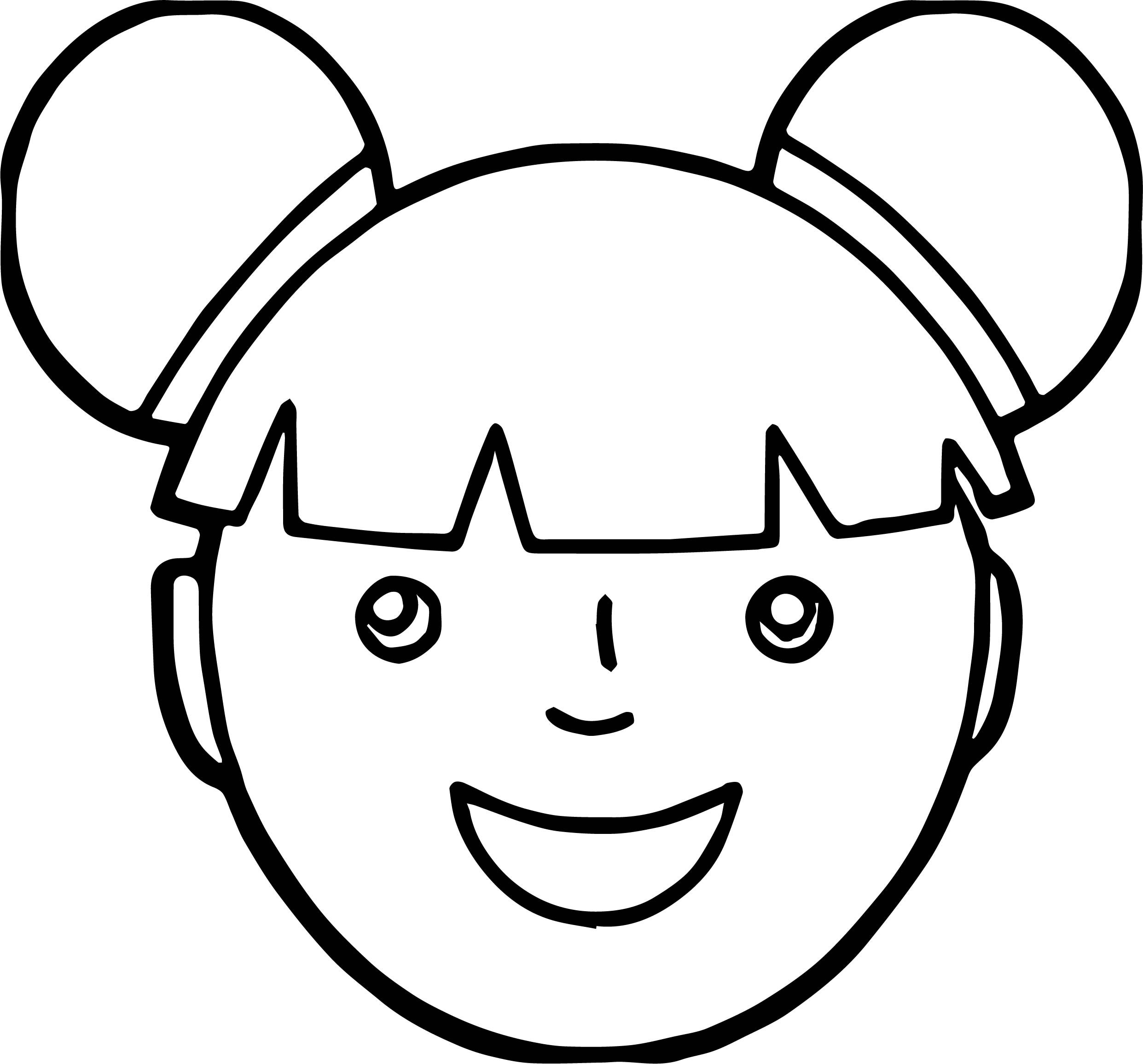 2483x2312 Asian Girl Face Coloring Page Wecoloringpage Face Coloring Page