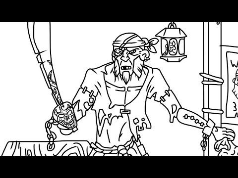 480x360 Drawing An Old Salt From Sea Of Thieves Pt.1