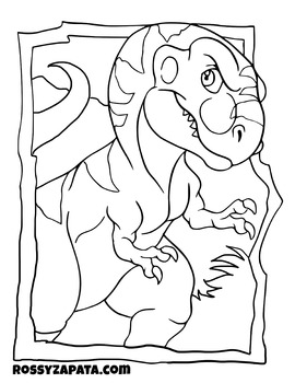 270x350 Free Coloring Page Purchase The Full Book With +100 Dinosaurs