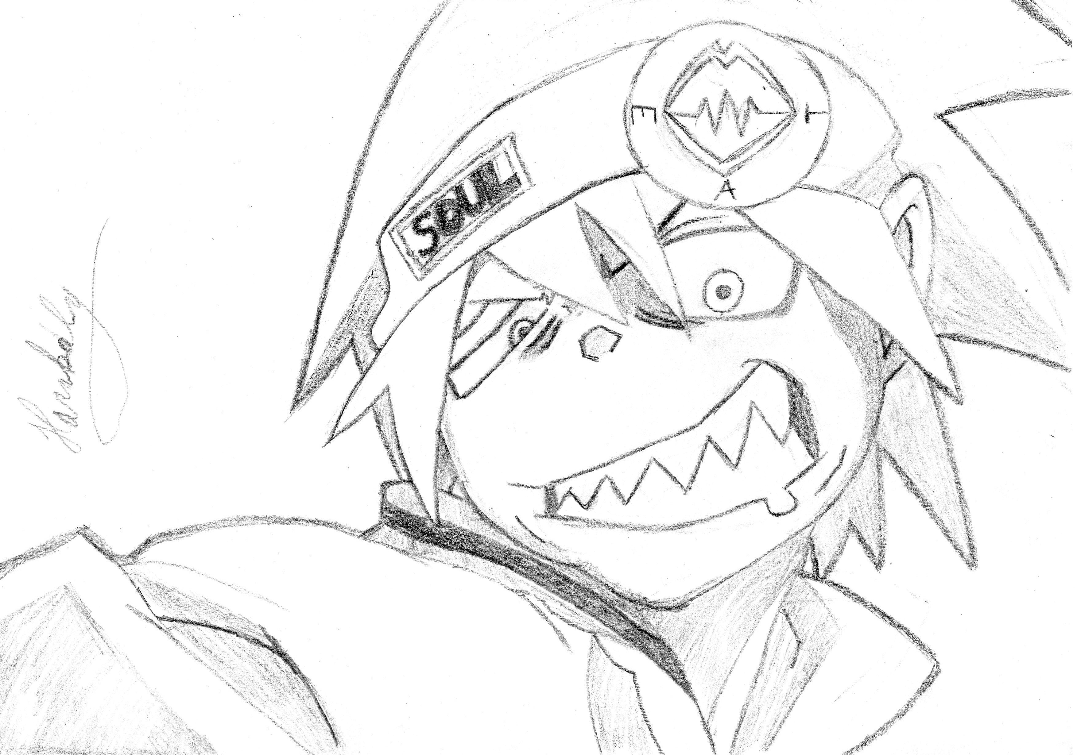 3509x2461 Soul Eater Drawings Soul Eater Evans Drawing