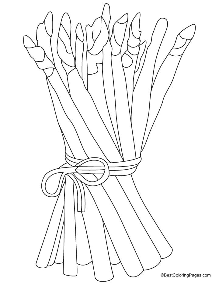 720x936 Bunch Asparagus Coloring Pages Download Free Bunch