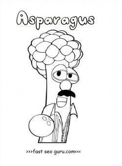 249x338 Free Printable Asparagus Coloring Pages For Kids.free Online