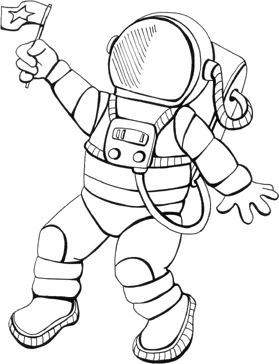 279x364 Astronaut Coloring ~ Child Coloring