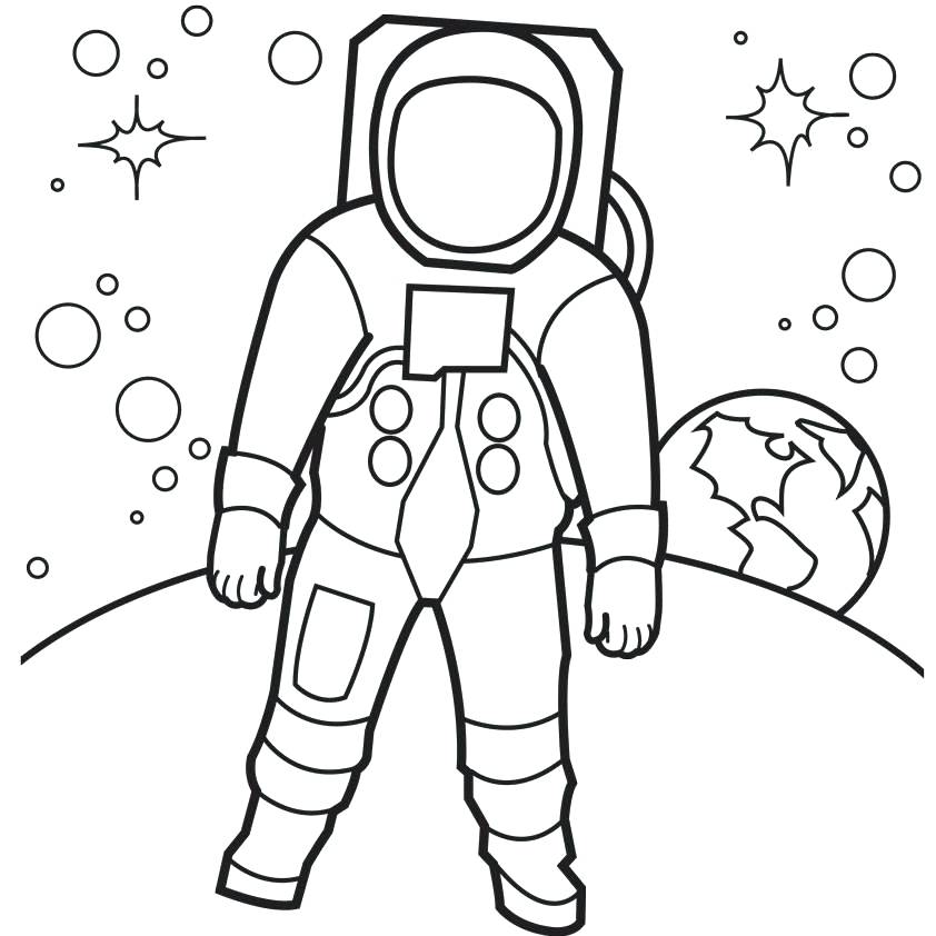 842x842 Space Coloring Book As Well As Free Space Astronaut Coloring Pages