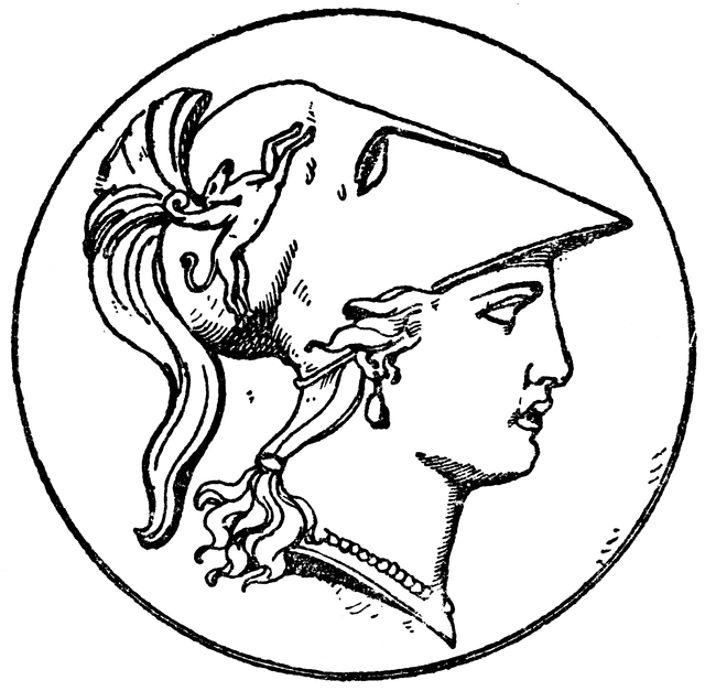 640x627 Right Minerva Head Clipart Etc