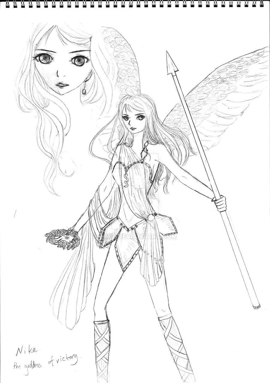 900x1273 Nike The Goddess Of Victory By Lyfz