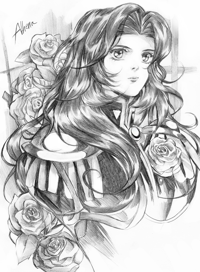 670x913 Pencil Utena By Athena Chan