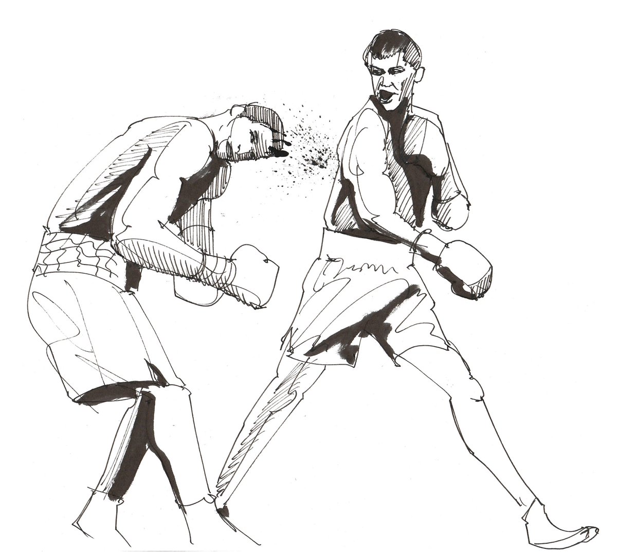 Athlete Drawing at GetDrawings | Free download