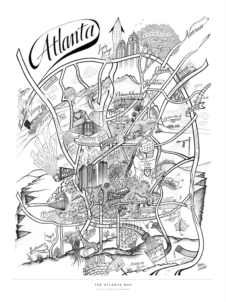 745x993 The Atlanta Map