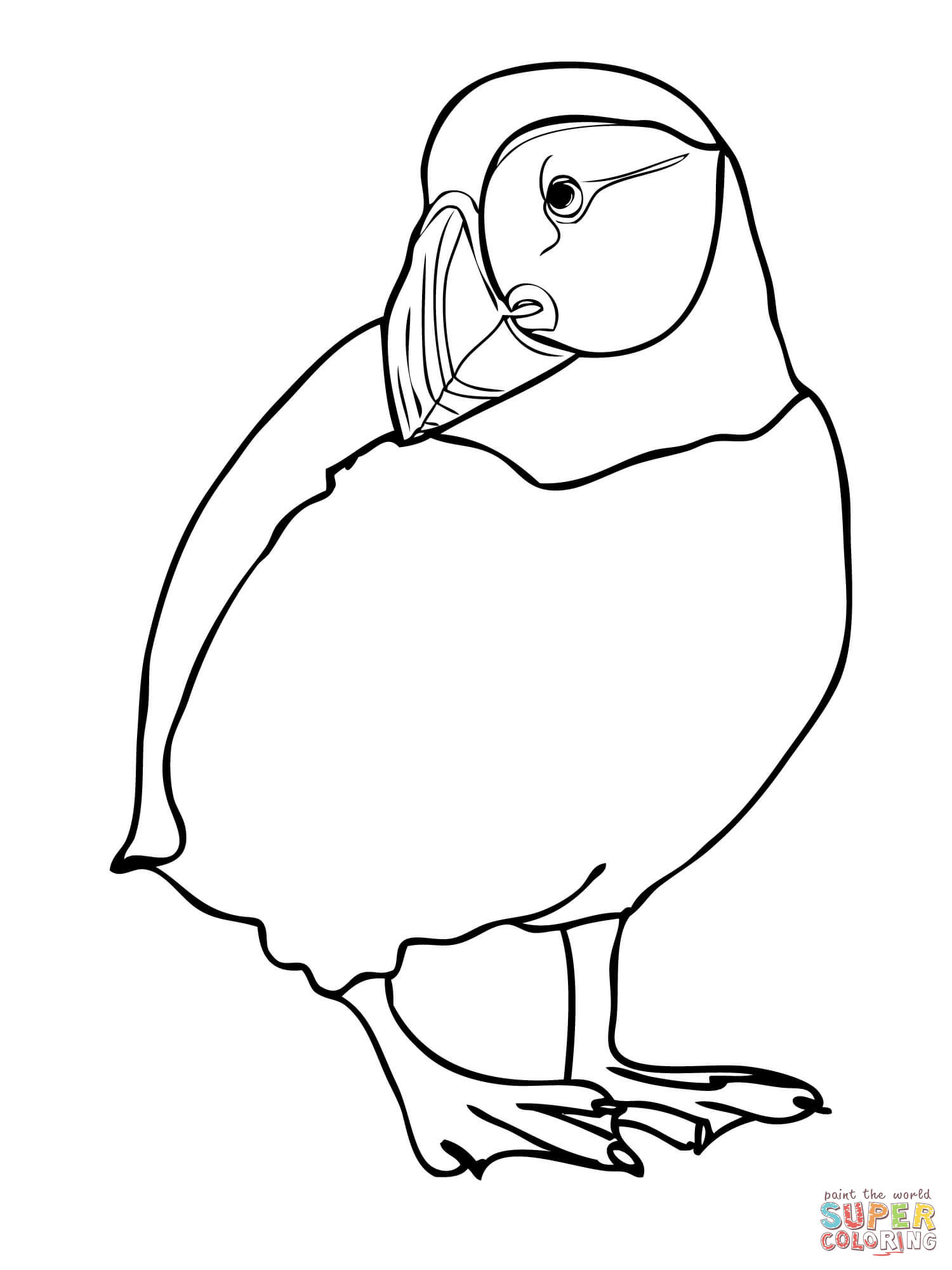 1500x2000 Puffins Coloring Pages Free Coloring Pages