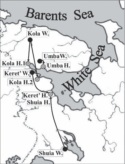 398x523 Sampling Sites Of The Wild And Hatchery Reared Atlantic Salmon