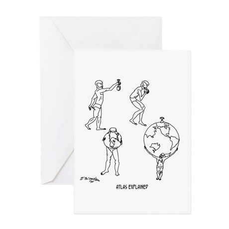 460x460 Funny Greek Mythology Greeting Cards Cafepress