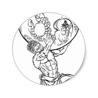 324x324 Greek Titans Stickers Zazzle