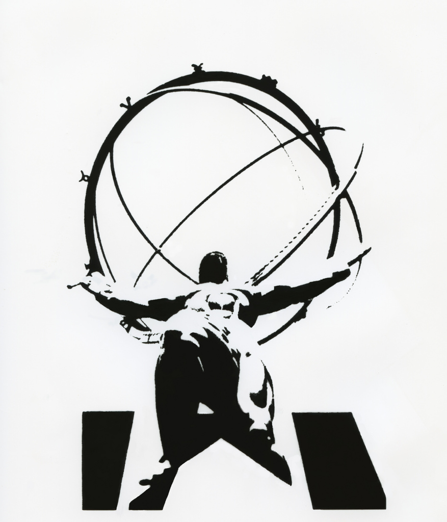 877x1024 A Titan Named Atlas A High Contrast Photograph