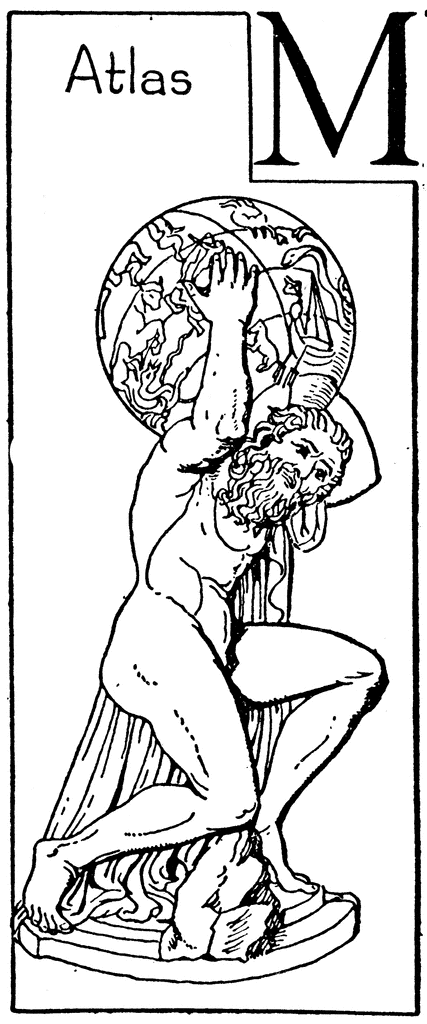 427x1024 Atlas Clipart Etc