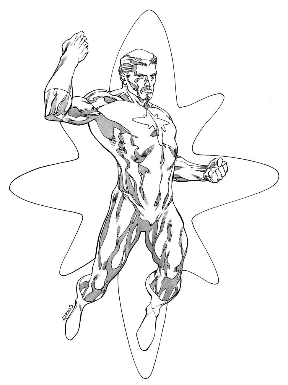 975x1303 Captain Atom Robert Atkins Art