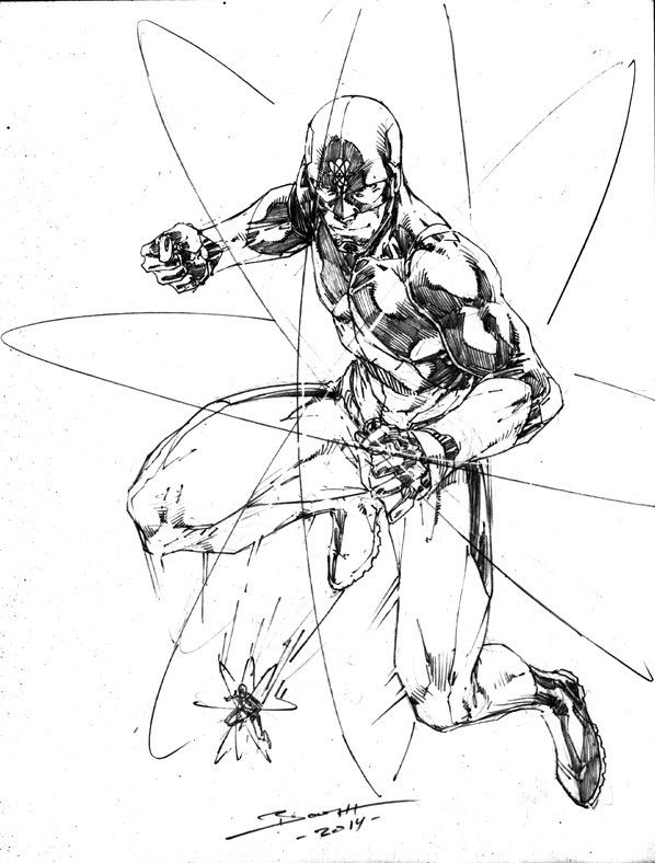 598x788 The Atom By Brett Booth Illustration Inspiration