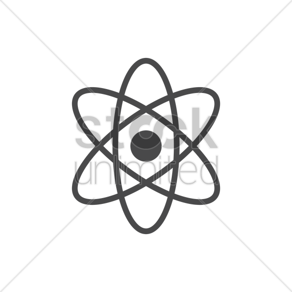 600x600 Atom Vector Image