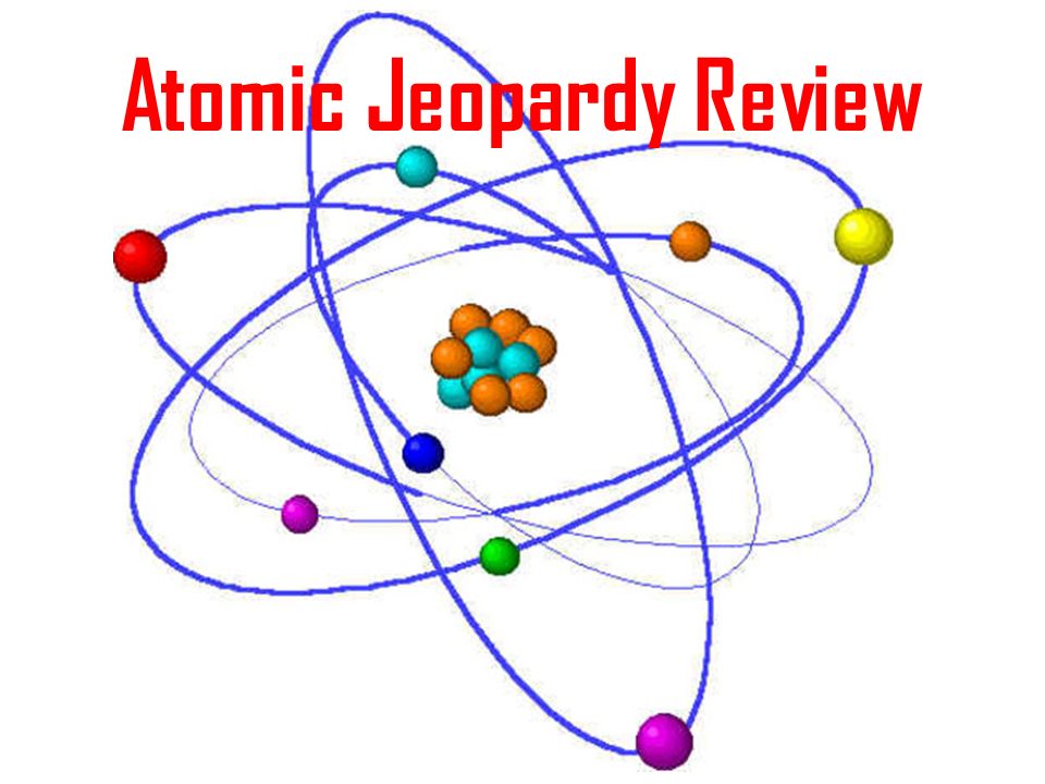 960x720 Atomic Jeopardy Review. Element Symbols Atomic Particles Atomic
