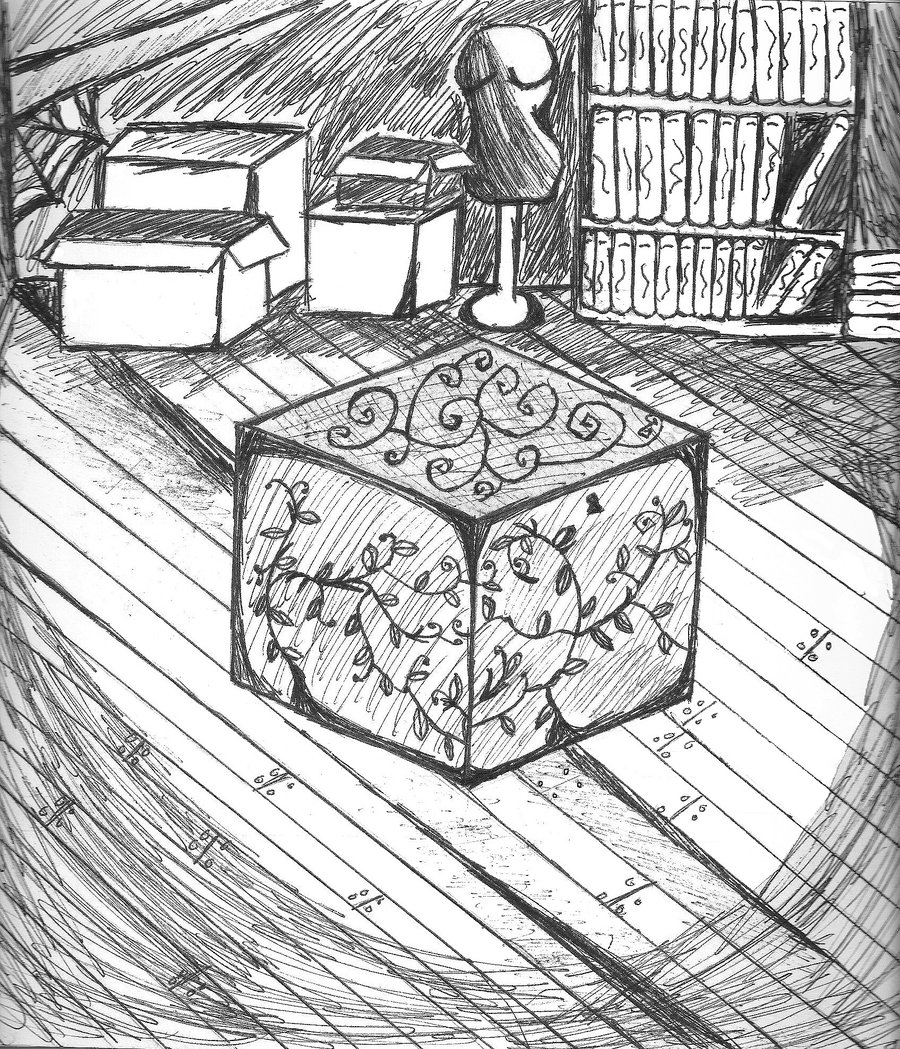 900x1049 Toy Box In The Dark Attic By Amaranthine Eternity