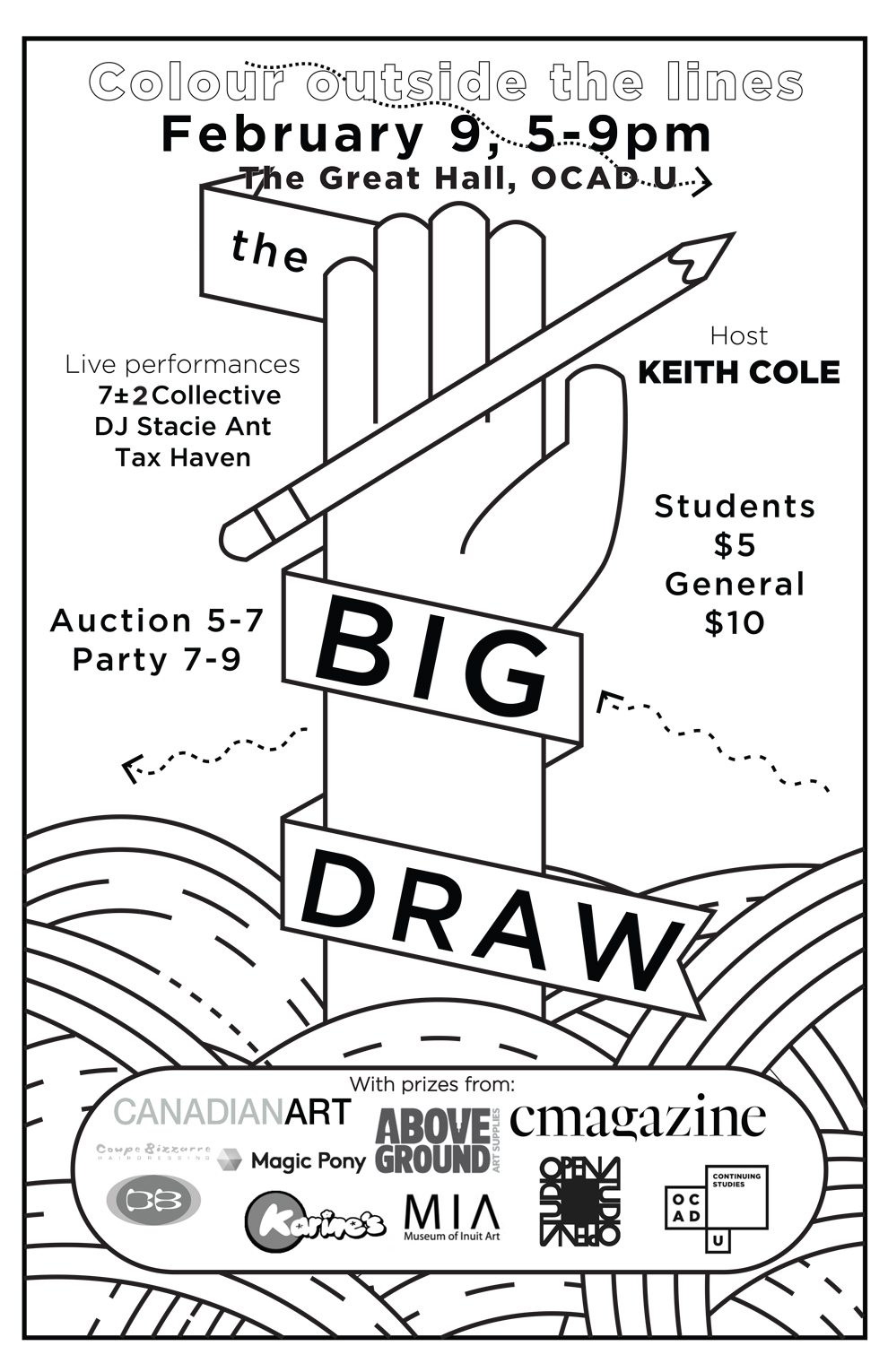 990x1530 The Big Draw 2016 Annual Silent Auction Ocad University