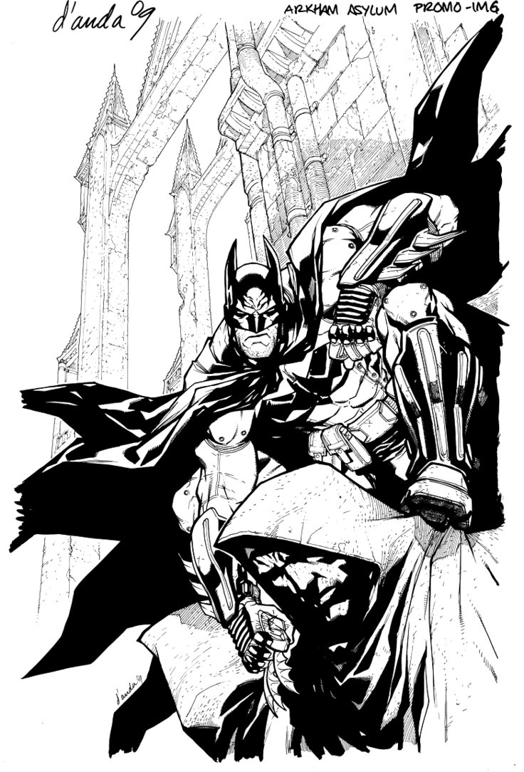 736x1084 Batman Arkham Auction By Chuckdee