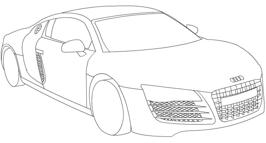 Audi Drawing at GetDrawings | Free download