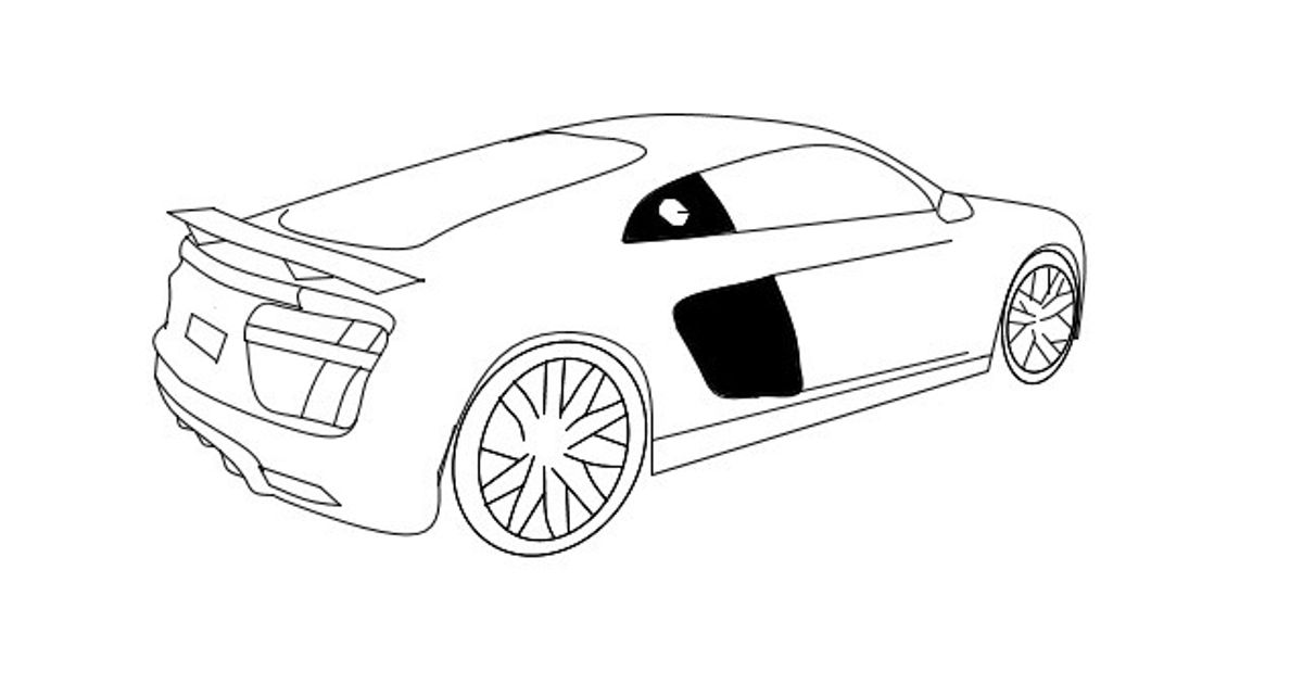 Audi Drawing at GetDrawings | Free download