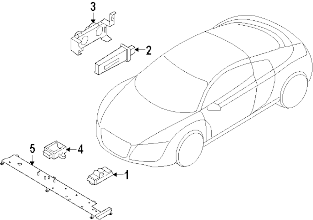 1000x703 2014 Audi R8 Tire Pressure Monitor Components Parts