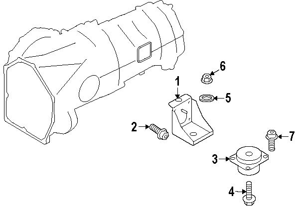 600x414 Audi R8 Trans Mounting Oem Parts