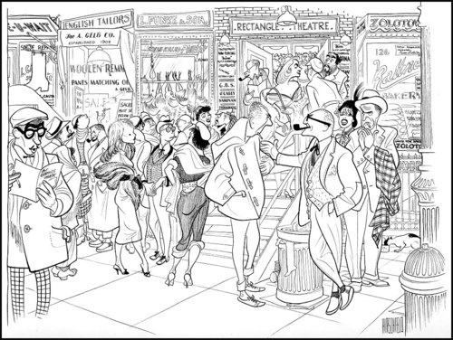500x376 88 Best Al Hirschfeld Images On Pin Up Cartoons