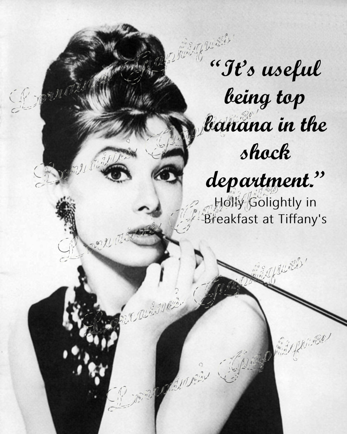 1200x1500 Audrey Hepburn Fine Art Print Breakfast