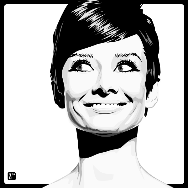 600x600 Audrey Hepburn Ii By Monsteroftheid